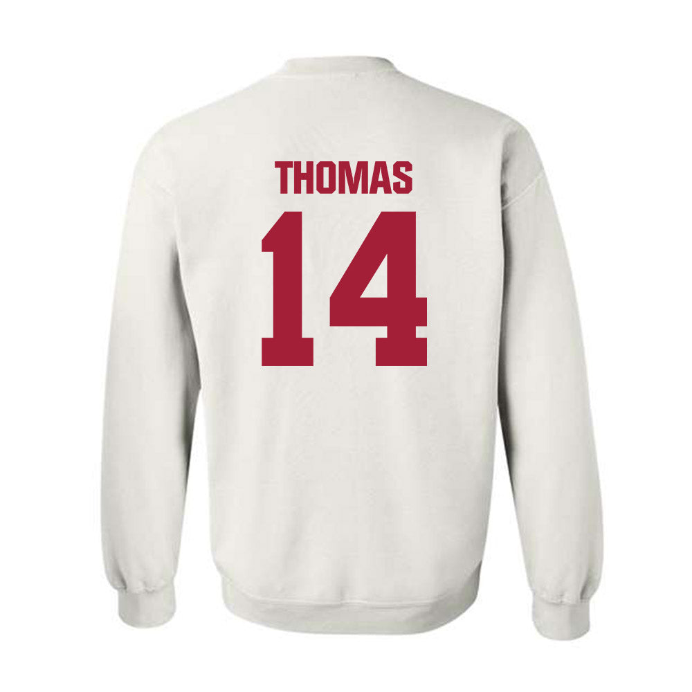 Indiana - NCAA Baseball : Brayton Thomas - Classic Shersey Crewneck Sweatshirt-1