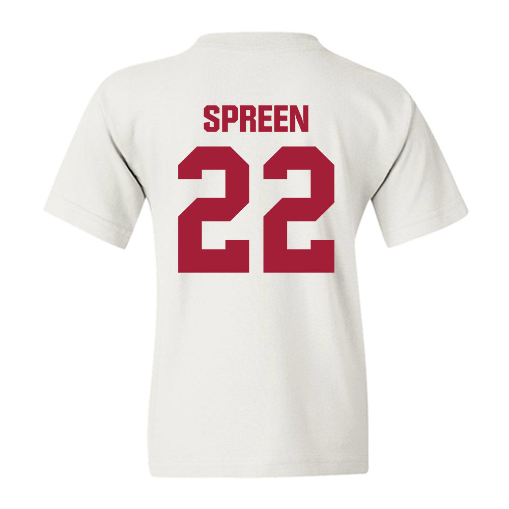Indiana - NCAA Women's Basketball : Chloe Spreen - Classic Shersey Youth T-Shirt-1
