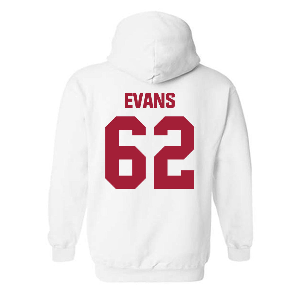 Indiana - NCAA Football : Drew Evans - Classic Shersey Hooded Sweatshirt-1