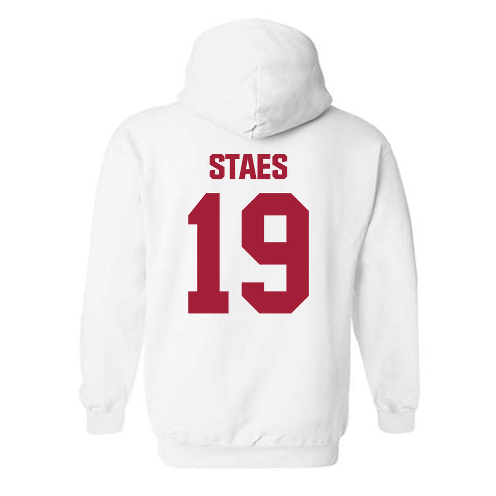 Indiana - NCAA Football : Holden Staes - Classic Shersey Hooded Sweatshirt-1