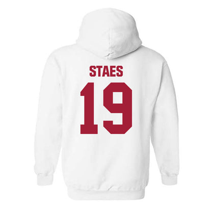 Indiana - NCAA Football : Holden Staes - Classic Shersey Hooded Sweatshirt-1