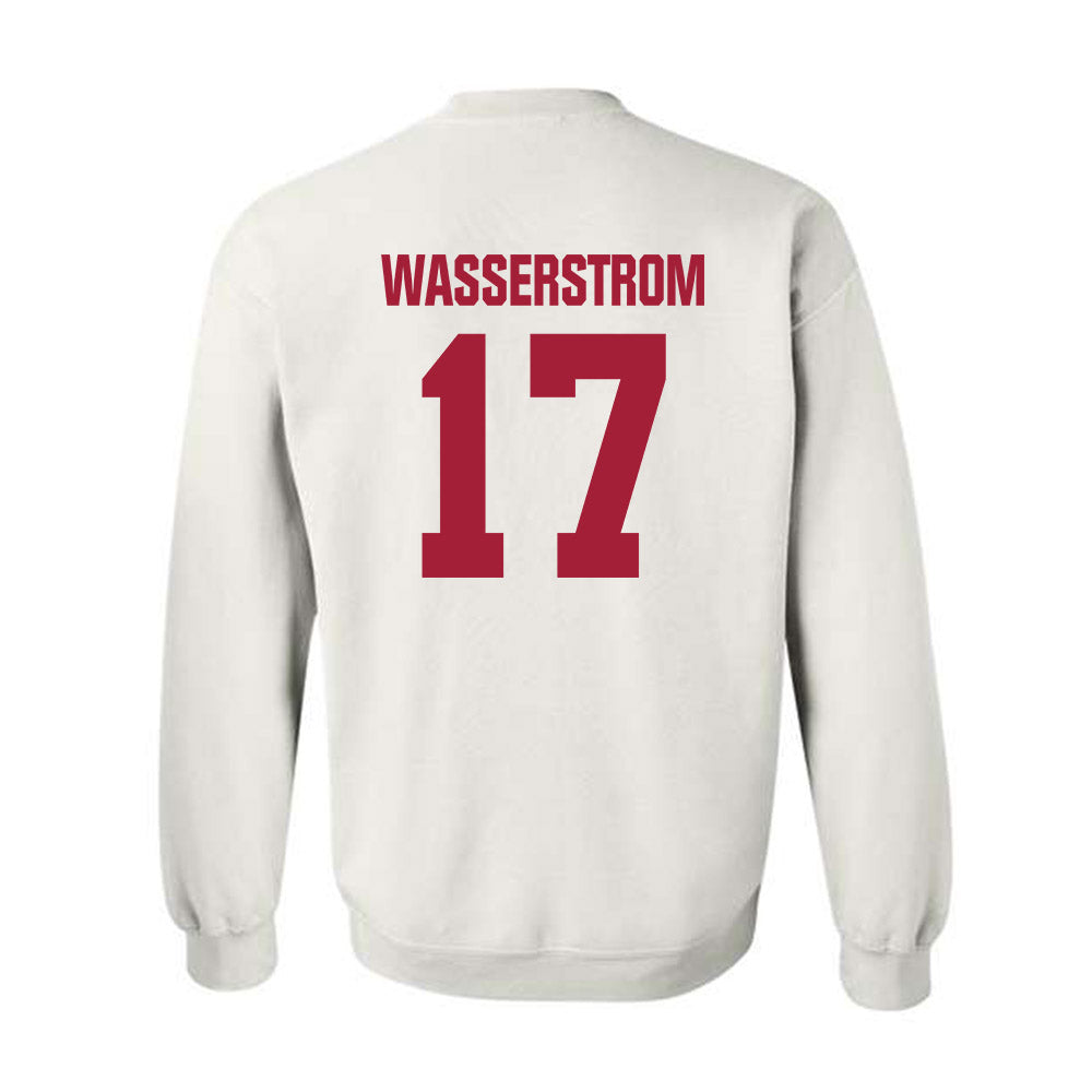 Indiana - NCAA Football : Jackson Wasserstrom - Classic Shersey Crewneck Sweatshirt-1