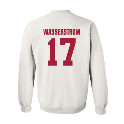 Indiana - NCAA Football : Jackson Wasserstrom - Classic Shersey Crewneck Sweatshirt-1