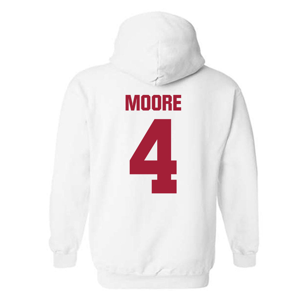 Indiana - NCAA Baseball : Will Moore - Classic Shersey Hooded Sweatshirt-1