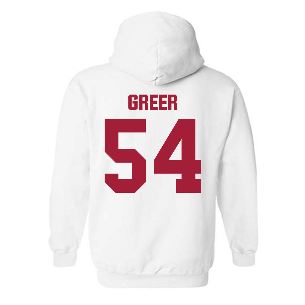 Indiana - NCAA Football : Jack Greer - Classic Shersey Hooded Sweatshirt-1