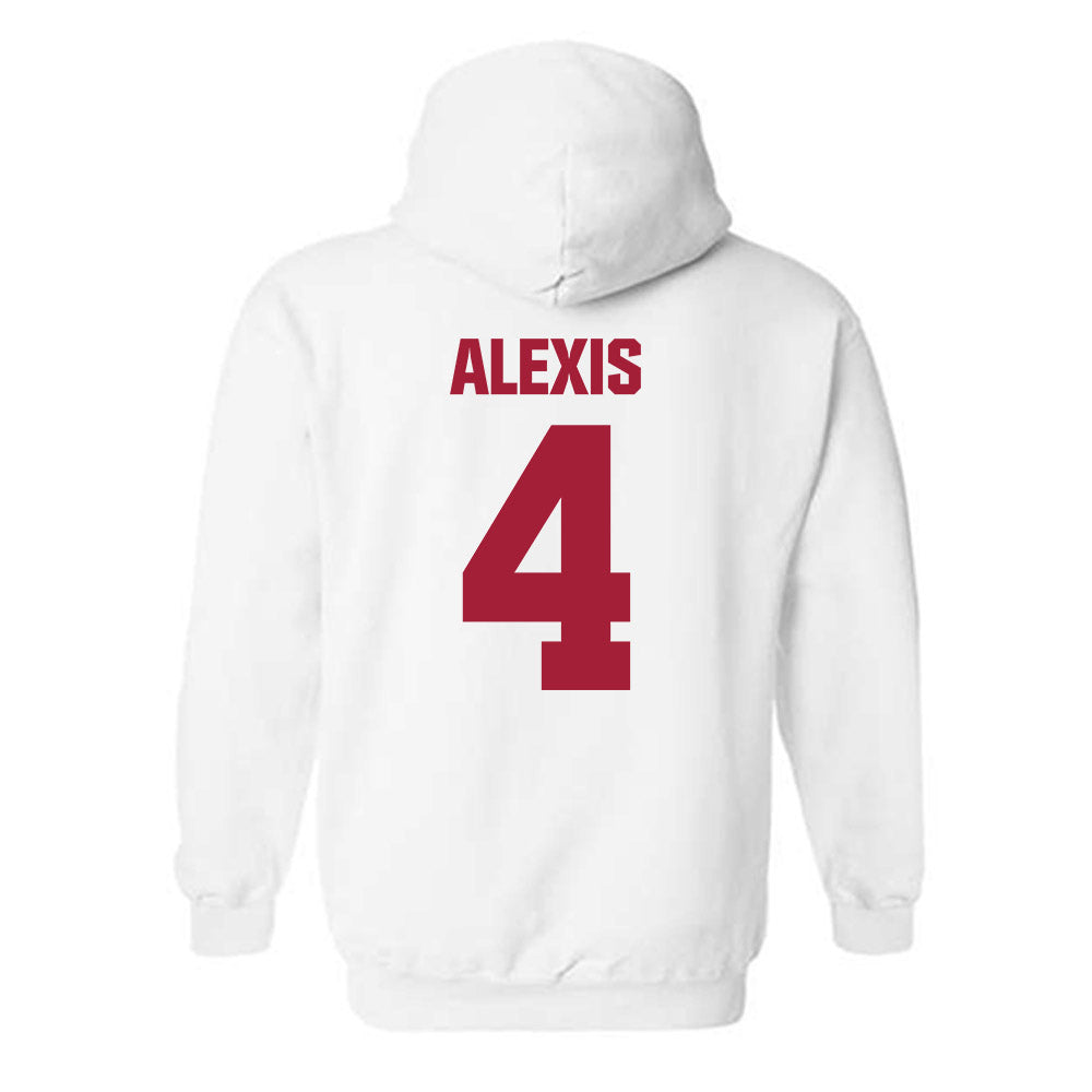 Indiana - NCAA Men's Basketball : Samuel Alexis - Classic Shersey Hooded Sweatshirt-1