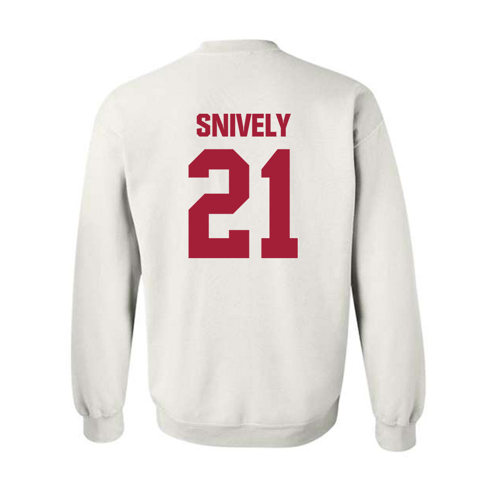 Indiana - NCAA Men's Basketball : Drew Snively - Classic Shersey Crewneck Sweatshirt-1