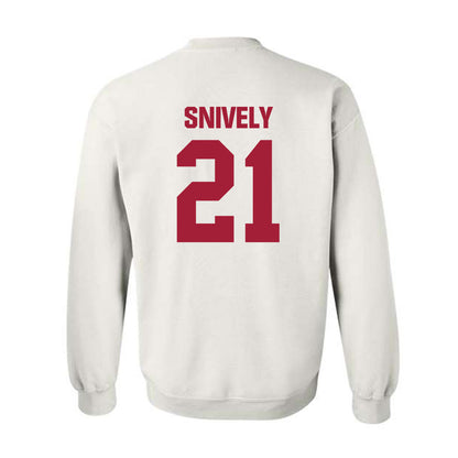 Indiana - NCAA Men's Basketball : Drew Snively - Classic Shersey Crewneck Sweatshirt-1