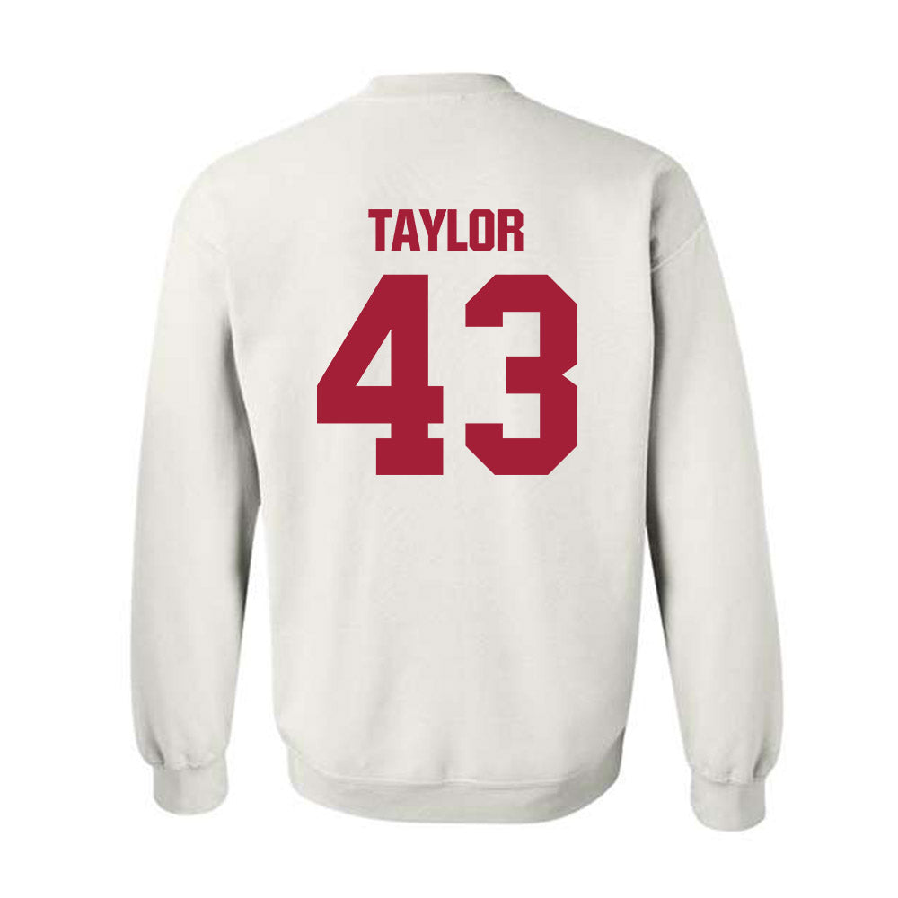 Indiana - NCAA Football : Bryce Taylor - Classic Shersey Crewneck Sweatshirt-1