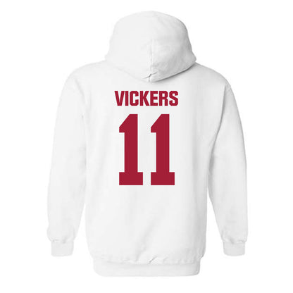 Indiana - NCAA Women's Volleyball : Ava Vickers - Classic Shersey Hooded Sweatshirt-1