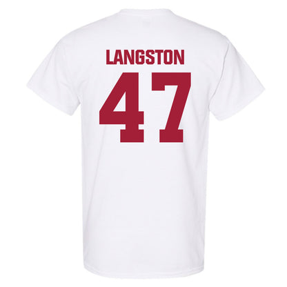 Indiana - NCAA Football : Mark Langston - Classic Shersey T-Shirt-1