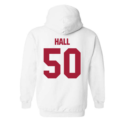 Indiana - NCAA Football : Jhrevious Hall - Classic Shersey Hooded Sweatshirt-1