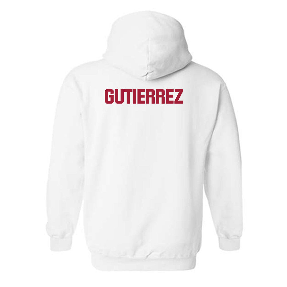 Indiana - NCAA Women's Swimming & Diving : Luci Gutierrez - Classic Shersey Hooded Sweatshirt-1
