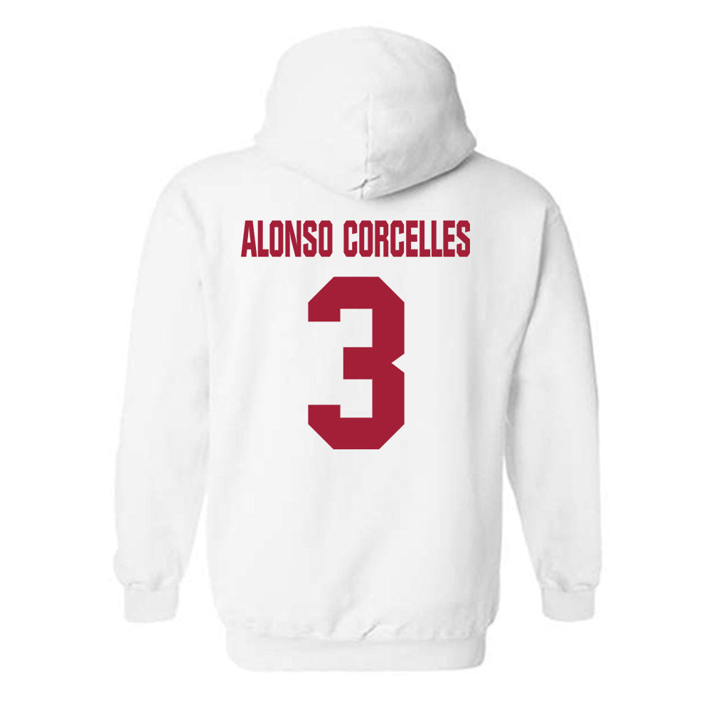 Indiana - NCAA Women's Volleyball : Candela Alonso Corcelles - Classic Shersey Hooded Sweatshirt-1