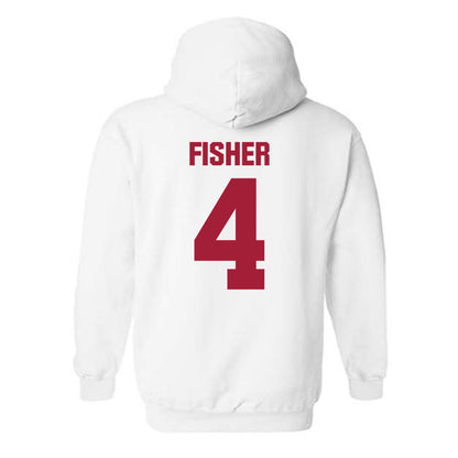 Indiana - NCAA Football : Aiden Fisher - Classic Shersey Hooded Sweatshirt-1