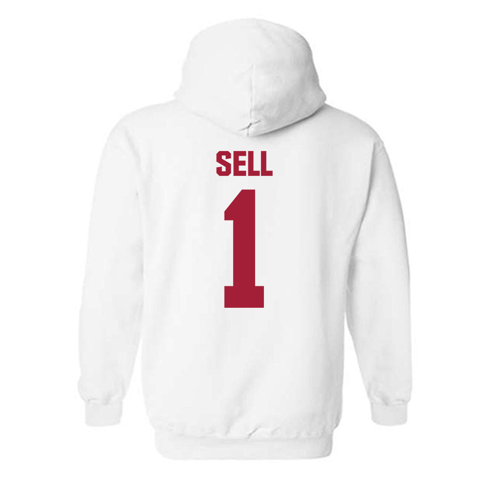 Indiana - NCAA Women's Volleyball : Madilyn Sell - Classic Shersey Hooded Sweatshirt-1