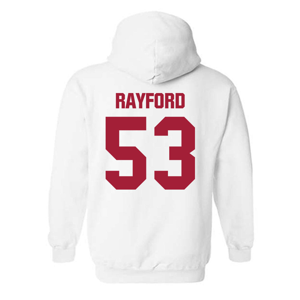 Indiana - NCAA Men's Basketball : Jordan Rayford - Classic Shersey Hooded Sweatshirt-1