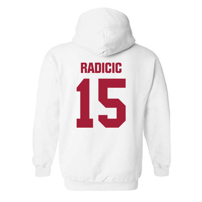 Indiana - NCAA Football : Nicolas Radicic - Classic Shersey Hooded Sweatshirt-1