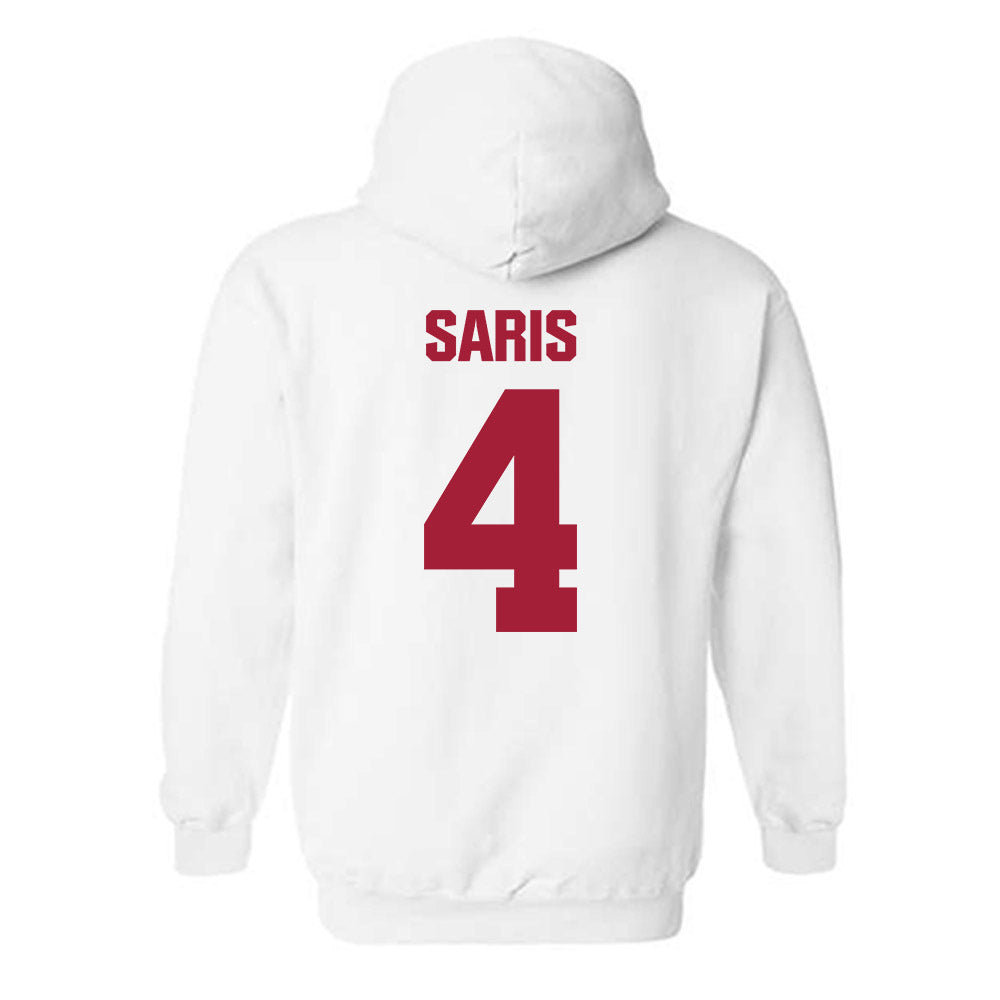 Indiana - NCAA Women's Volleyball : Mady Saris - Classic Shersey Hooded Sweatshirt-1