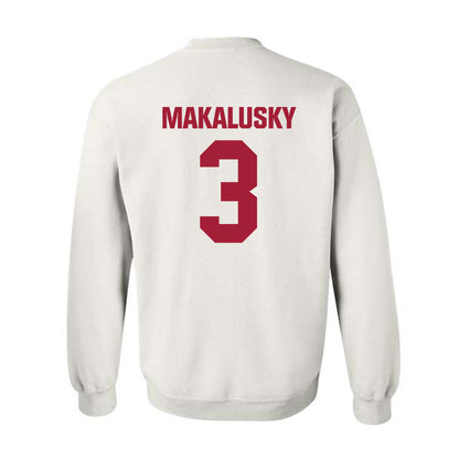 Indiana - NCAA Women's Basketball : Maya Makalusky - Classic Shersey Crewneck Sweatshirt-1