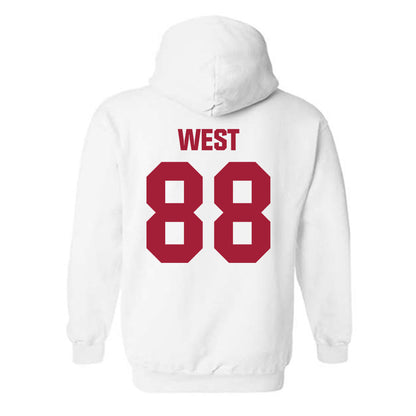 Indiana - NCAA Football : Sam West - Classic Shersey Hooded Sweatshirt-1