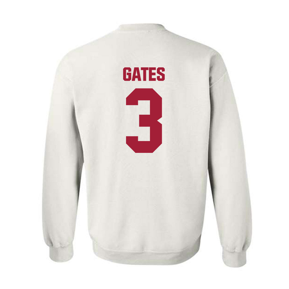 Indiana - NCAA Baseball : Cal Gates - Classic Shersey Crewneck Sweatshirt-1