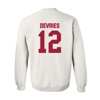 Indiana - NCAA Men's Basketball : Tucker DeVries - Classic Shersey Crewneck Sweatshirt-1