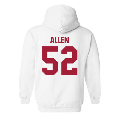 Indiana - NCAA Football : Clayton Allen - Classic Shersey Hooded Sweatshirt-1