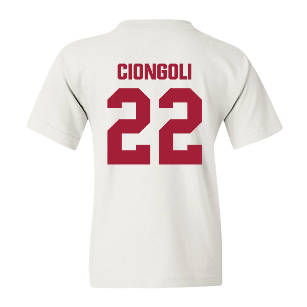 Indiana - NCAA Football : Ace Ciongoli - Classic Shersey Youth T-Shirt-1