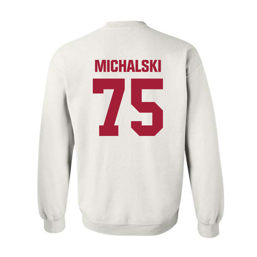 Indiana - NCAA Football : Zenuae Michalski - Classic Shersey Crewneck Sweatshirt-1