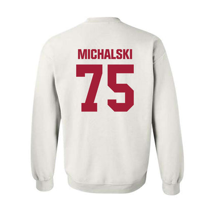 Indiana - NCAA Football : Zenuae Michalski - Classic Shersey Crewneck Sweatshirt-1