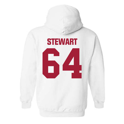 Indiana - NCAA Football : Race Stewart - Classic Shersey Hooded Sweatshirt-1