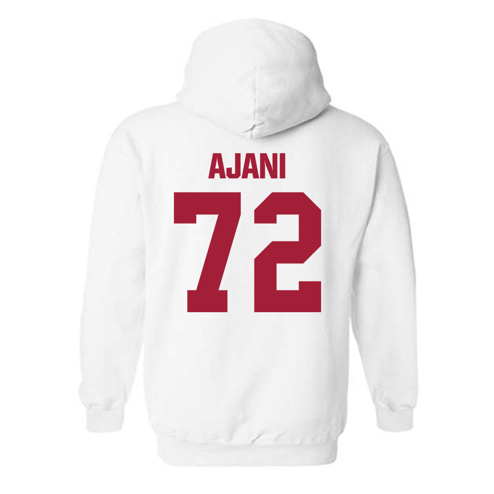 Indiana - NCAA Football : Adedamola Ajani - Classic Shersey Hooded Sweatshirt-1