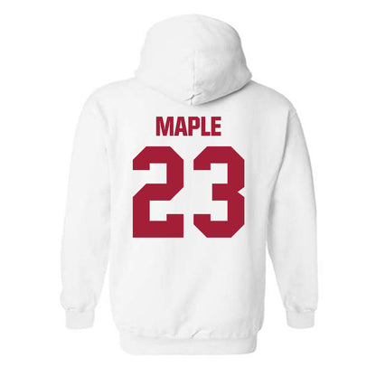Indiana - NCAA Women's Volleyball : Delaynie Maple - Classic Shersey Hooded Sweatshirt-1