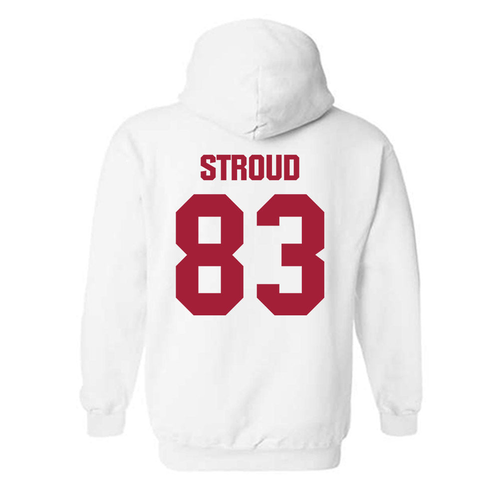 Indiana - NCAA Football : Hunter Stroud - Classic Shersey Hooded Sweatshirt-1