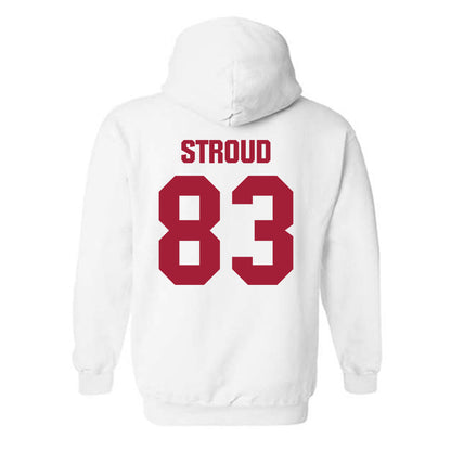 Indiana - NCAA Football : Hunter Stroud - Classic Shersey Hooded Sweatshirt-1