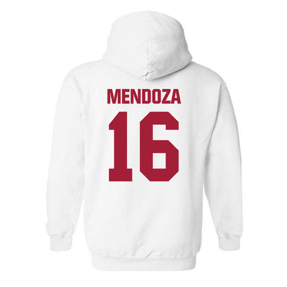 Indiana - NCAA Football : Alberto Mendoza - Classic Shersey Hooded Sweatshirt-1