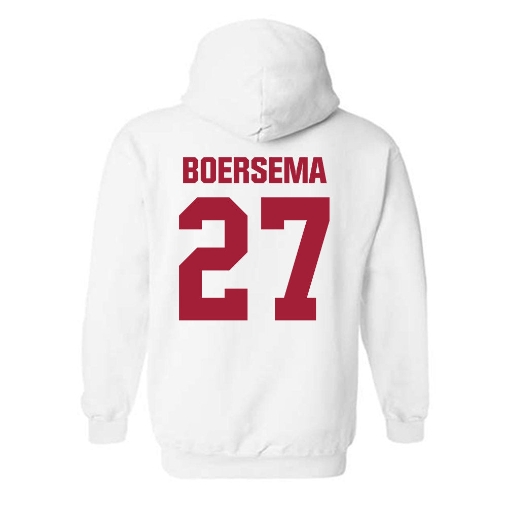 Indiana - NCAA Women's Volleyball : Ella Boersema - Classic Shersey Hooded Sweatshirt-1