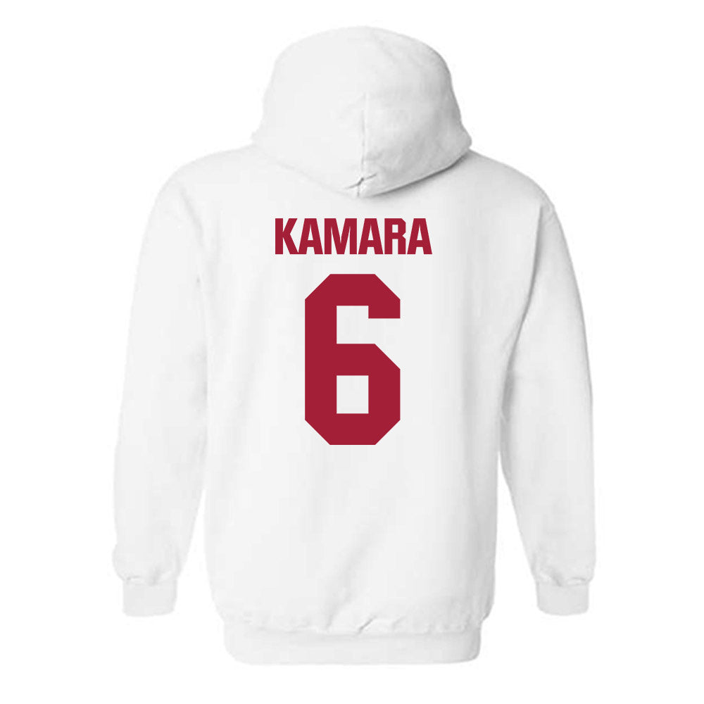 Indiana - NCAA Football : Mikail Kamara - Classic Shersey Hooded Sweatshirt-1