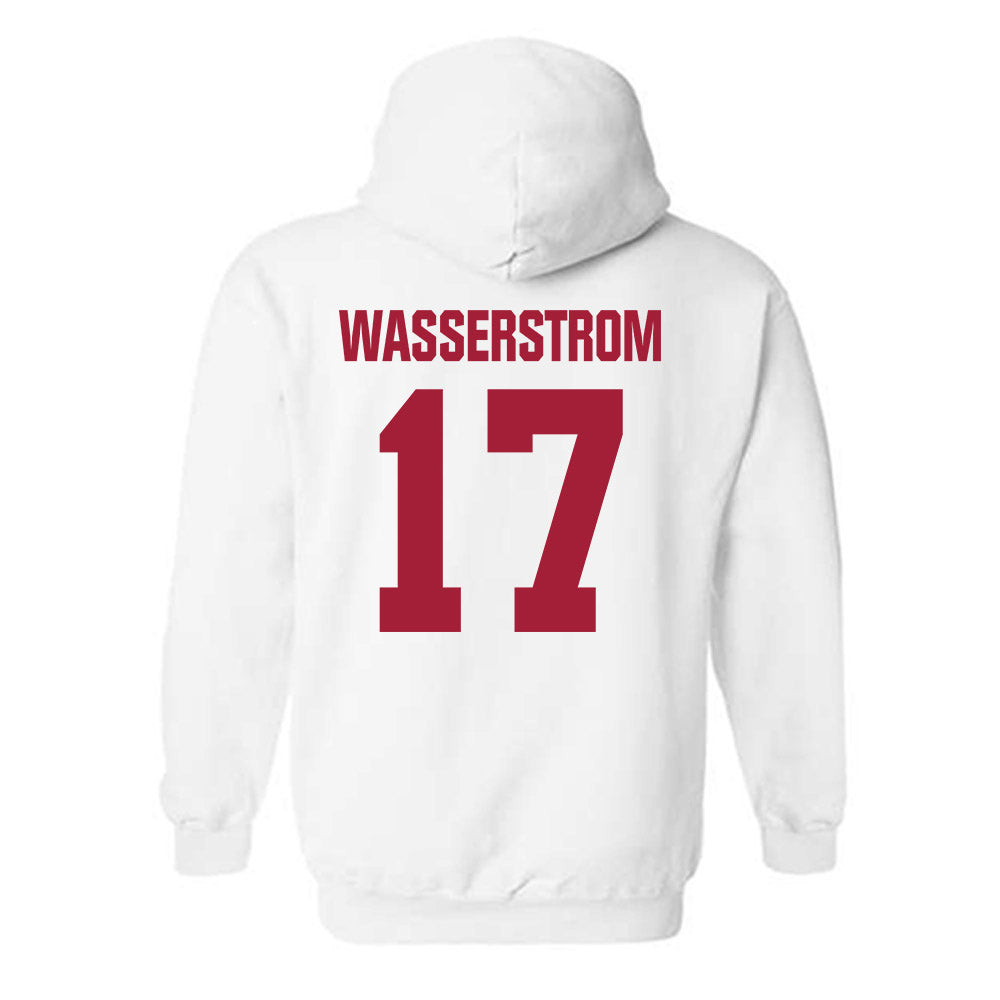 Indiana - NCAA Football : Jackson Wasserstrom - Classic Shersey Hooded Sweatshirt-1