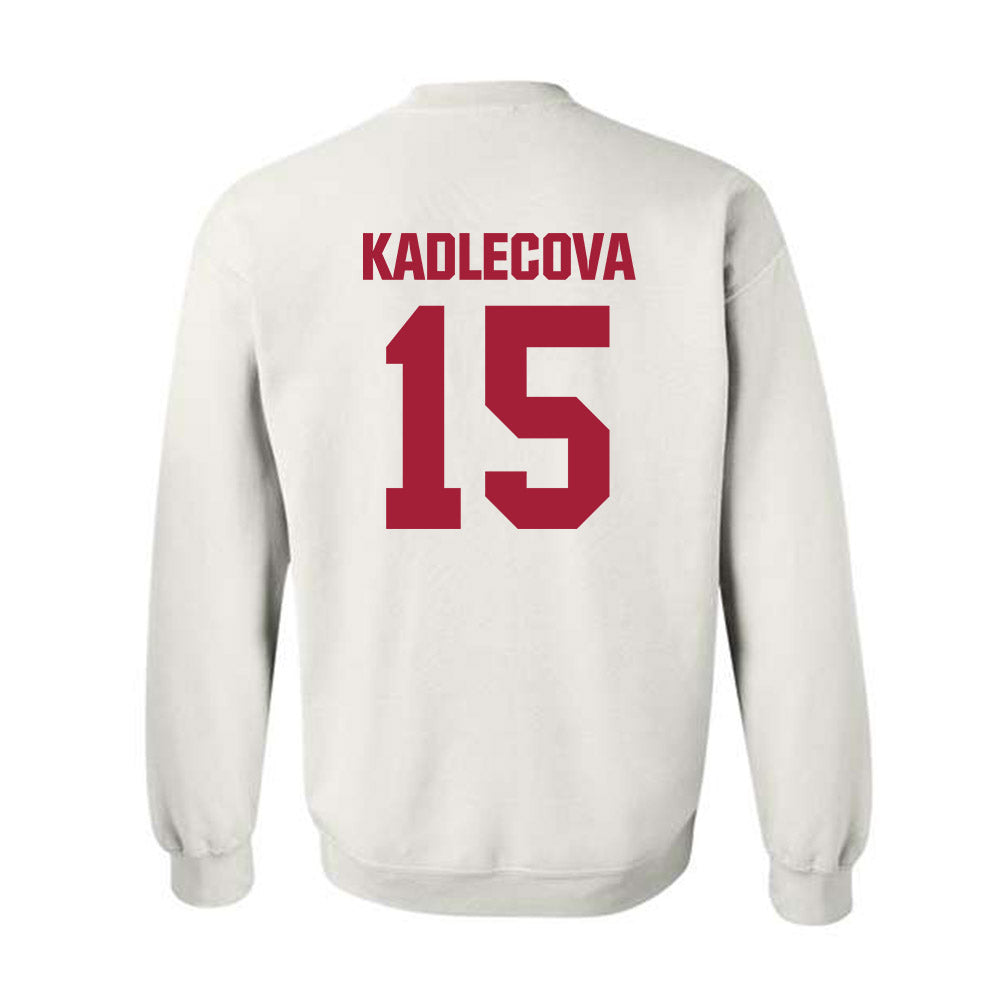 Indiana - NCAA Women's Basketball : Valentyna Kadlecova - Classic Shersey Crewneck Sweatshirt-1