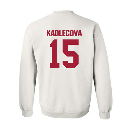 Indiana - NCAA Women's Basketball : Valentyna Kadlecova - Classic Shersey Crewneck Sweatshirt-1