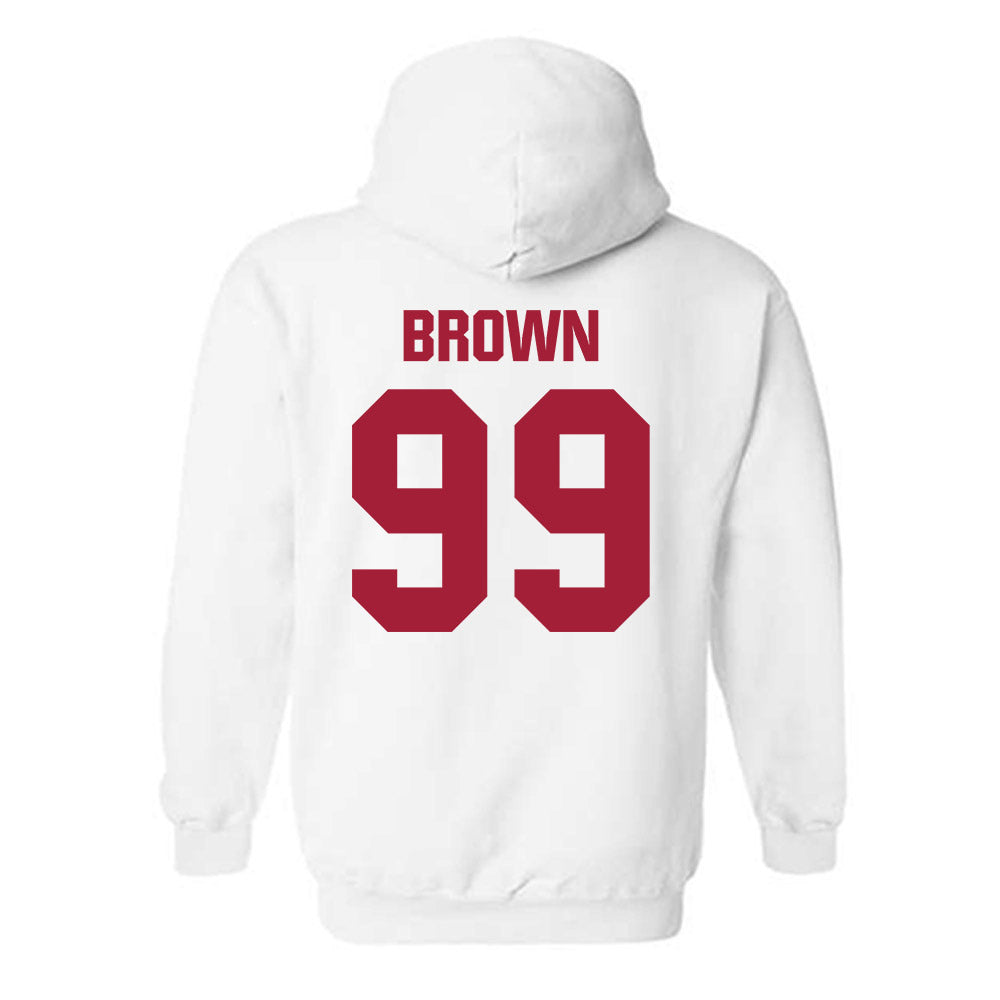 Indiana - NCAA Men's Soccer : Holden Brown - Classic Shersey Hooded Sweatshirt-1