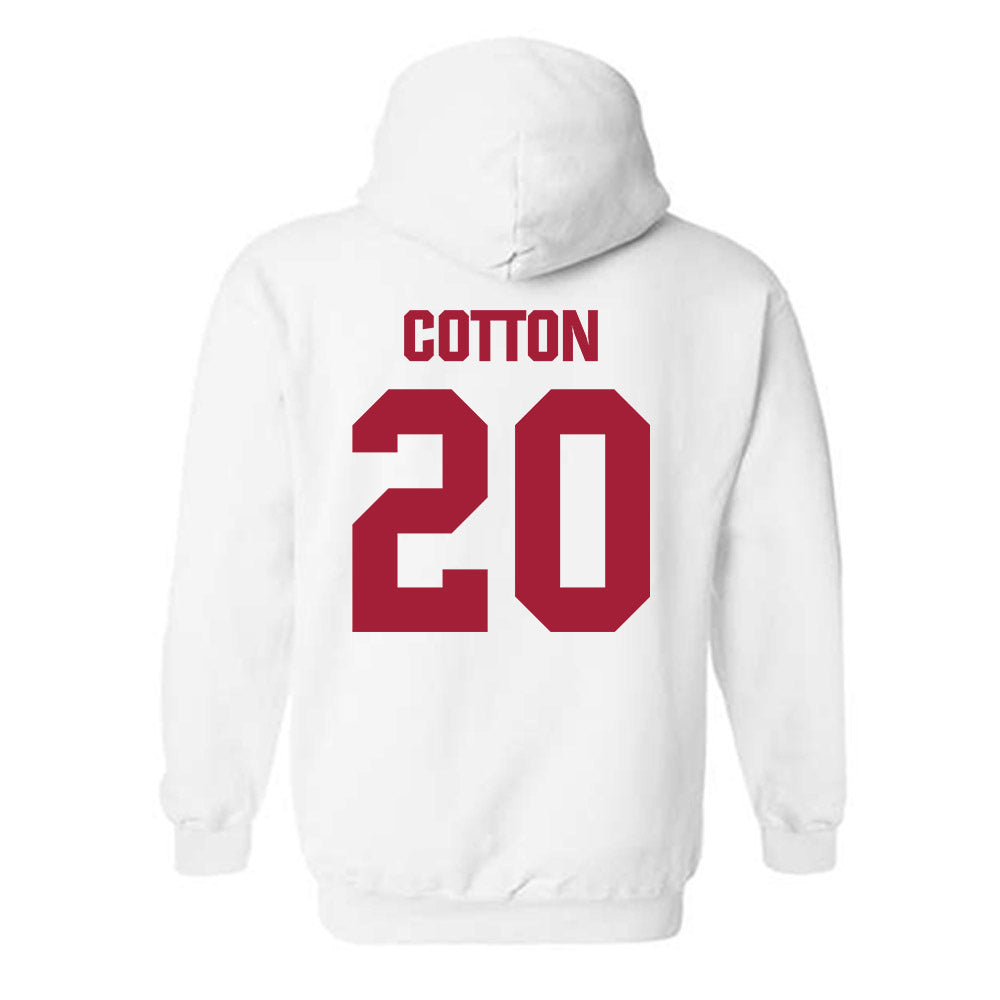 Indiana - NCAA Baseball : Logan Cotton - Classic Shersey Hooded Sweatshirt-1