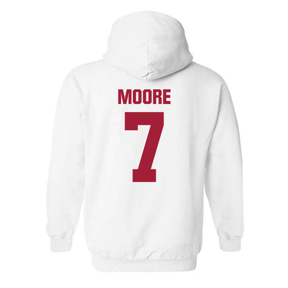 Indiana - NCAA Football : Louis Moore - Classic Shersey Hooded Sweatshirt-1