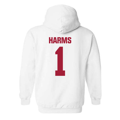 Indiana - NCAA Men's Soccer : JT Harms - Classic Shersey Hooded Sweatshirt-1