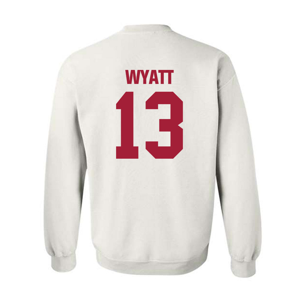 Indiana - NCAA Football : Kellan Wyatt - Classic Shersey Crewneck Sweatshirt-1