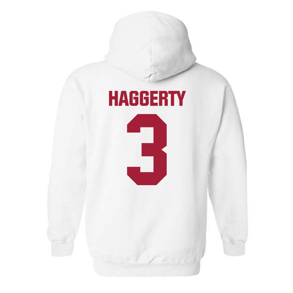 Indiana - NCAA Women's Soccer : Bella Haggerty - Classic Shersey Hooded Sweatshirt-1