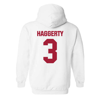 Indiana - NCAA Women's Soccer : Bella Haggerty - Classic Shersey Hooded Sweatshirt-1