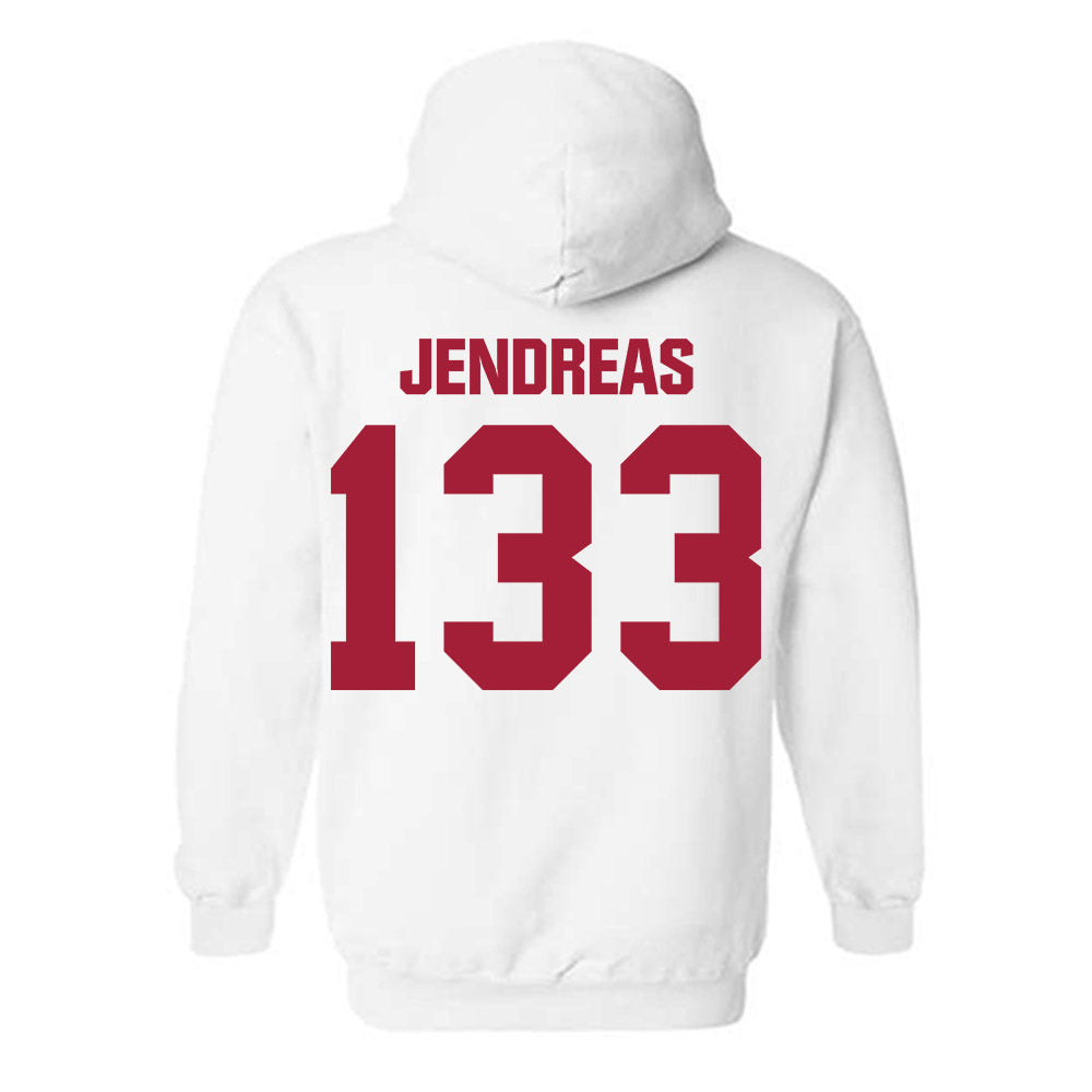 Indiana - NCAA Wrestling : Gavin Jendreas - Classic Shersey Hooded Sweatshirt-1